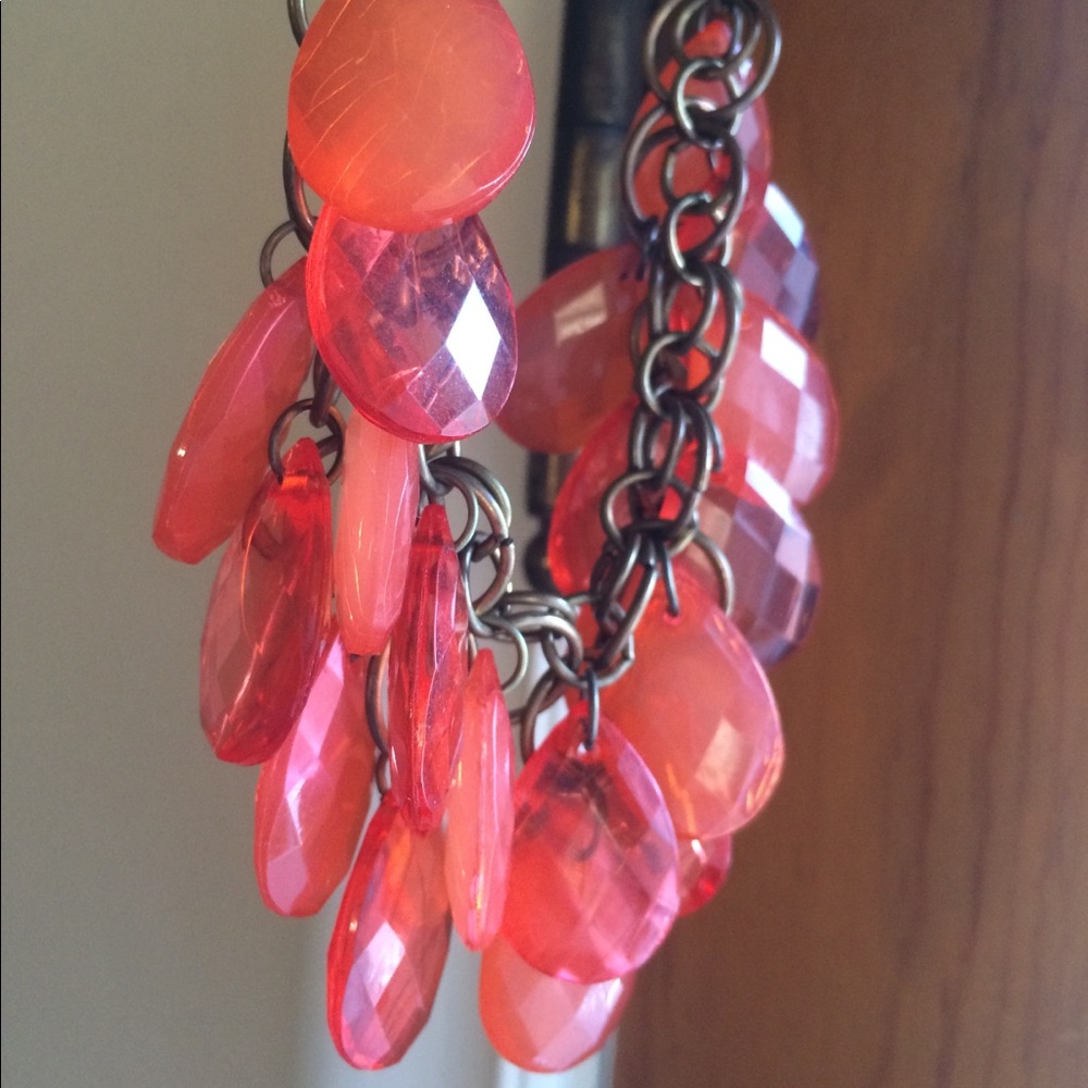 Orange Statement Necklace!